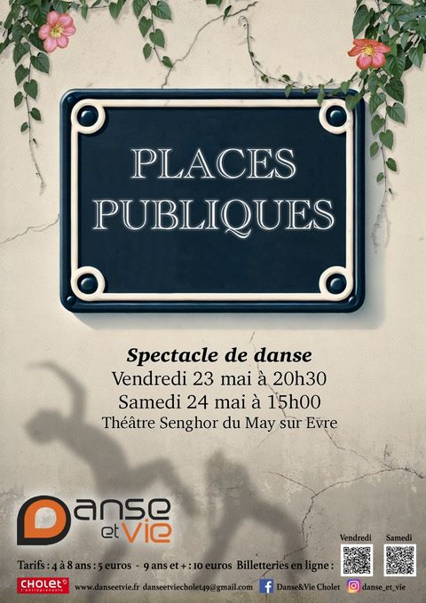 Affiche du gala 2025, « Places publiques ».